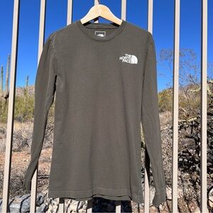 The North Face Men’s Long Sleeve Top Size S P Color Moss Grey